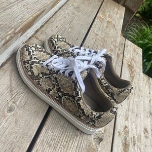 Steve Madden Snake Print Sneakers